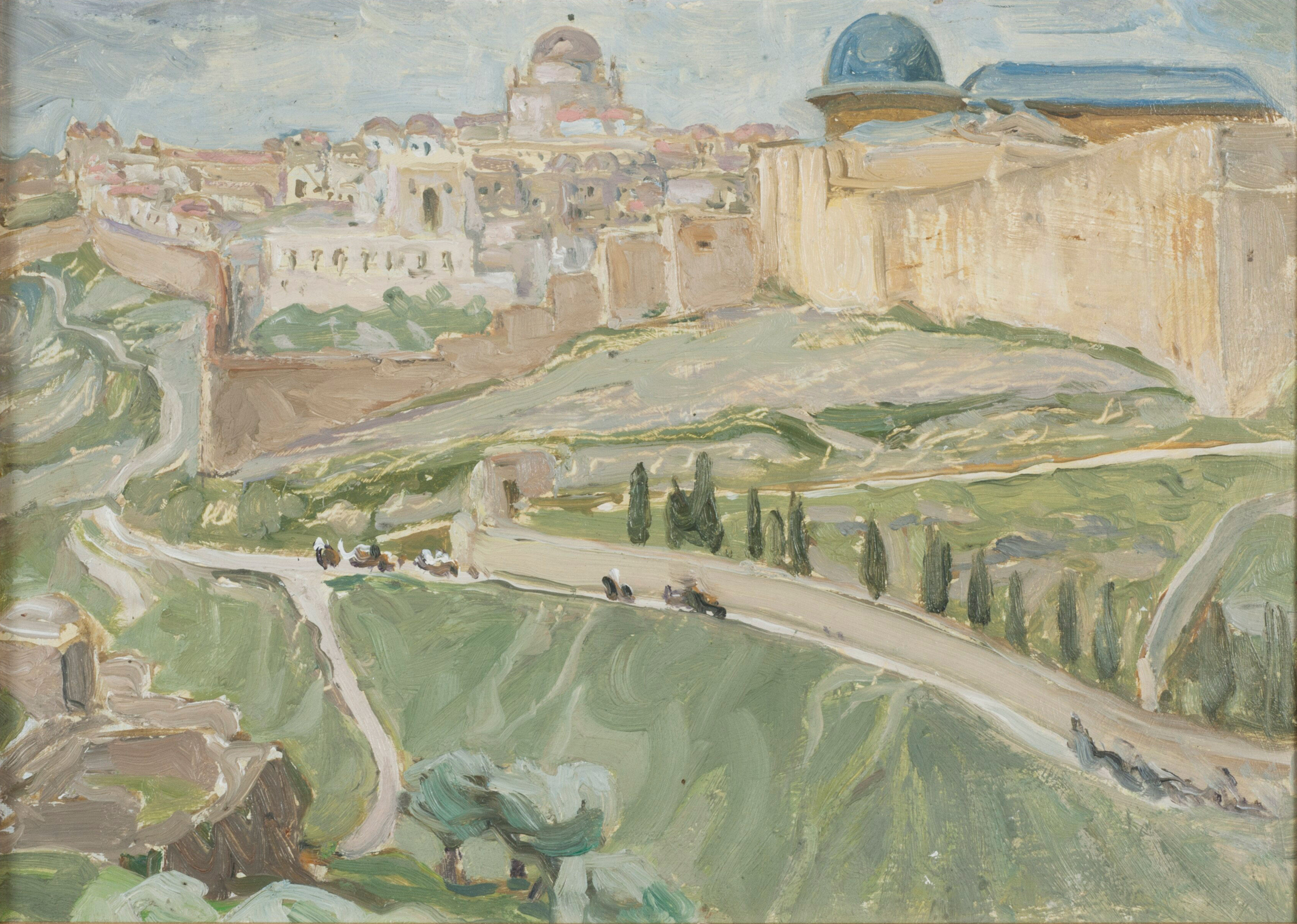 Artistic depiction of Jerusalem by Anna Boberg